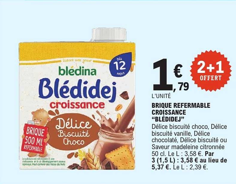 BRIQUE REFERMABLE CROISSANCE “BLÉDIDEJ”
