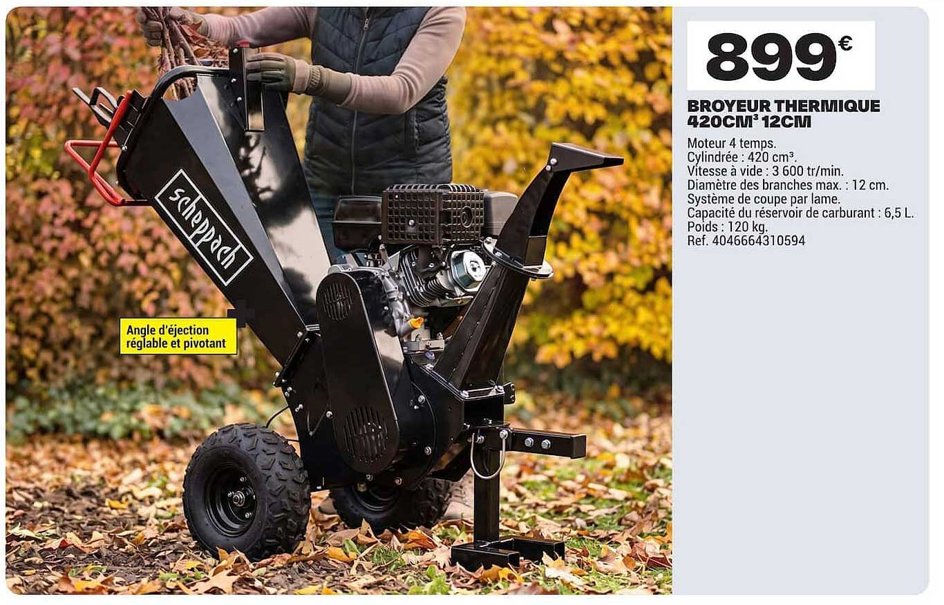 BROYEUR THERMIQUE 420CM³ 12CM