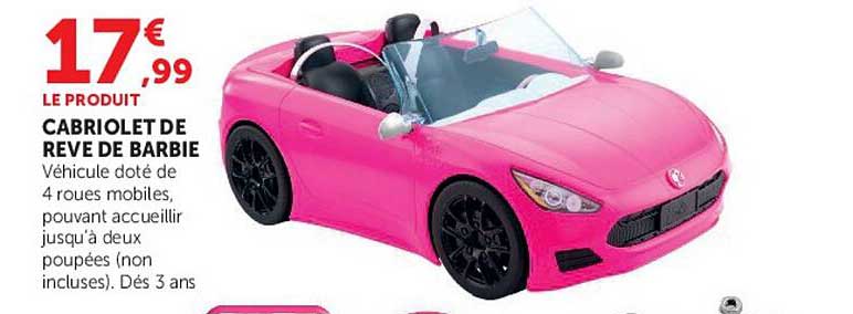 CABRIOLET DE RÊVE DE BARBIE