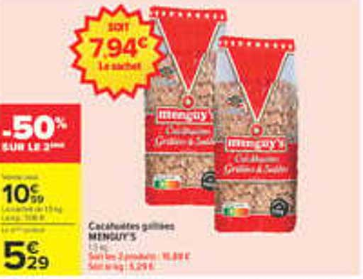 Cacahuètes grillées MENGUY'S