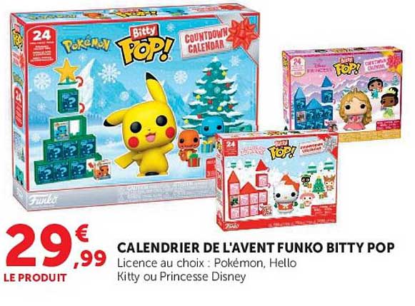 CALENDRIER DE L'AVENT FUNKO BITTY POP