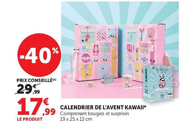 CALENDRIER DE L'AVENT KAWAII*