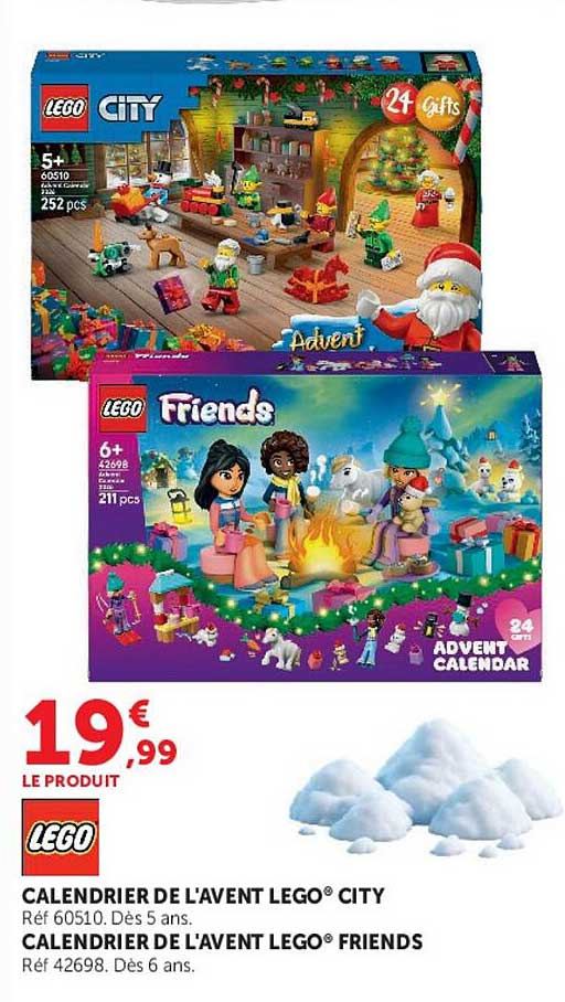 CALENDRIER DE L'AVENT LEGO® CITY