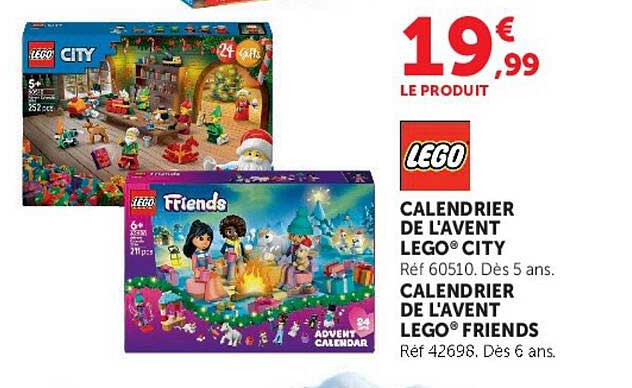 CALENDRIER DE L'AVENT LEGO® CITY
