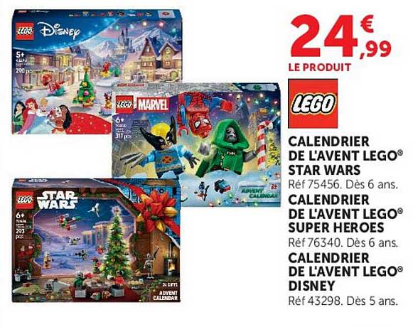 CALENDRIER DE L'AVENT LEGO® STAR WARS