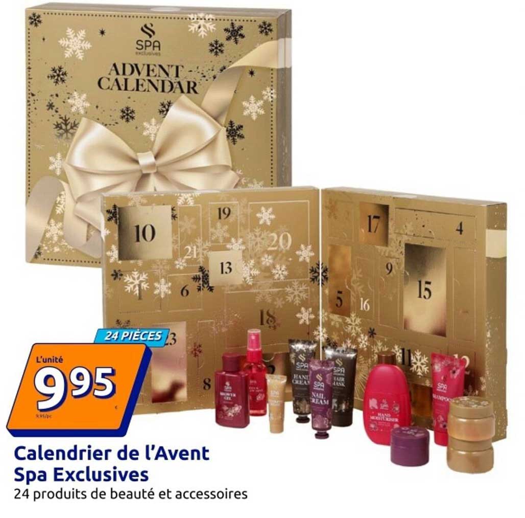 Calendrier de l'Avent Spa Exclusives