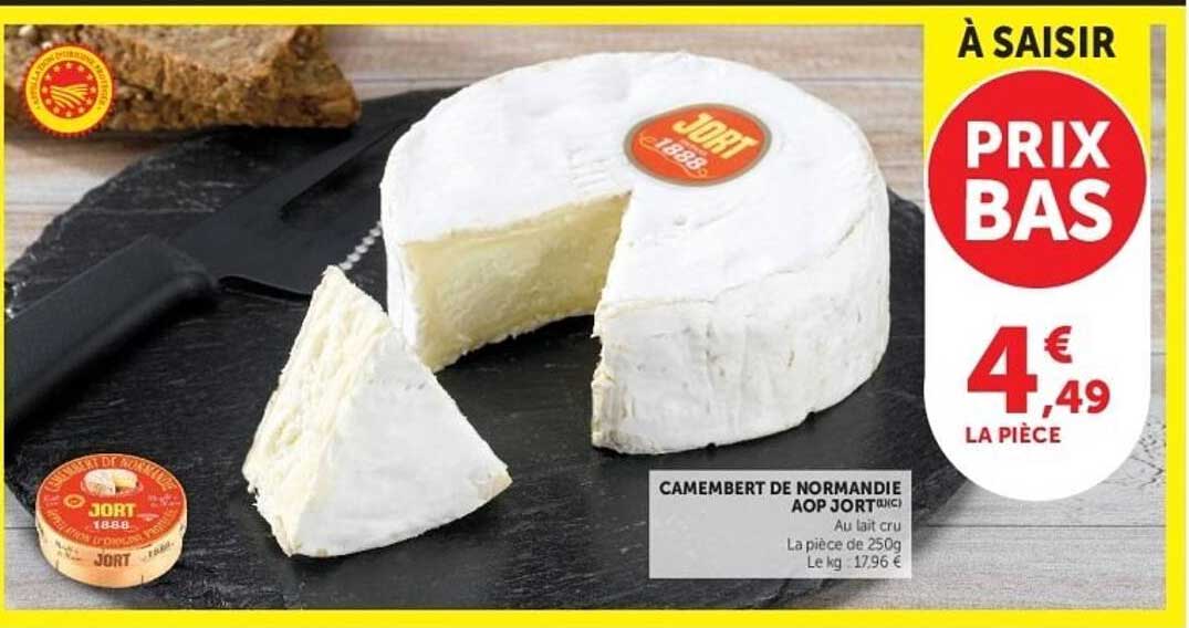 CAMEMBERT DE NORMANDIE AOP JORT (1Kg)