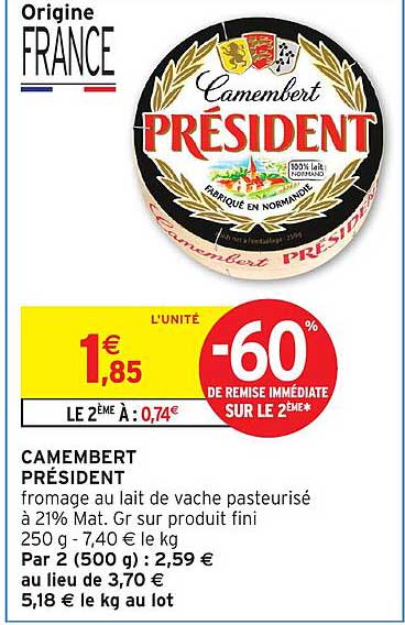Camembert Président