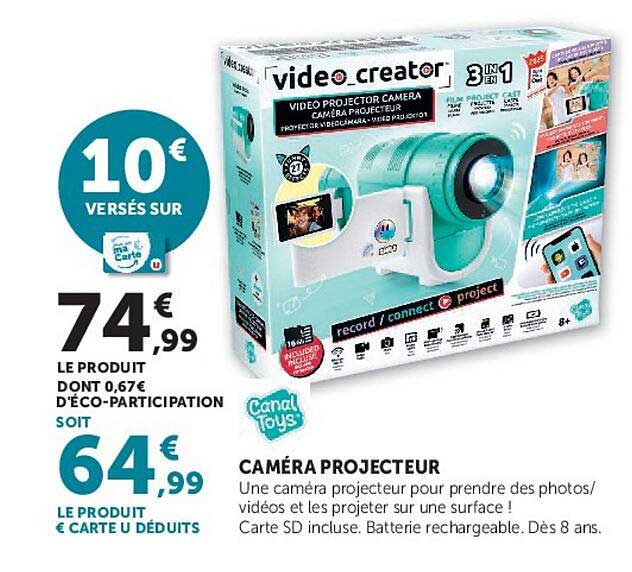 CAMÉRA PROJECTEUR