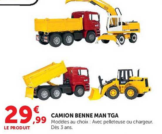 CAMION BENNE MAN TGA