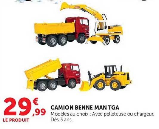 CAMION BENNE MAN TGA
