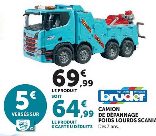 CAMION DE DÉPANNAGE POIDS LOURDS SCANIA