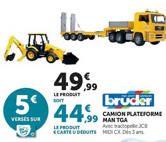 CAMION PLATEFORME MAN TGA