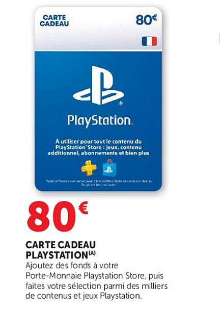 CARTE CADEAU PLAYSTATION(A)