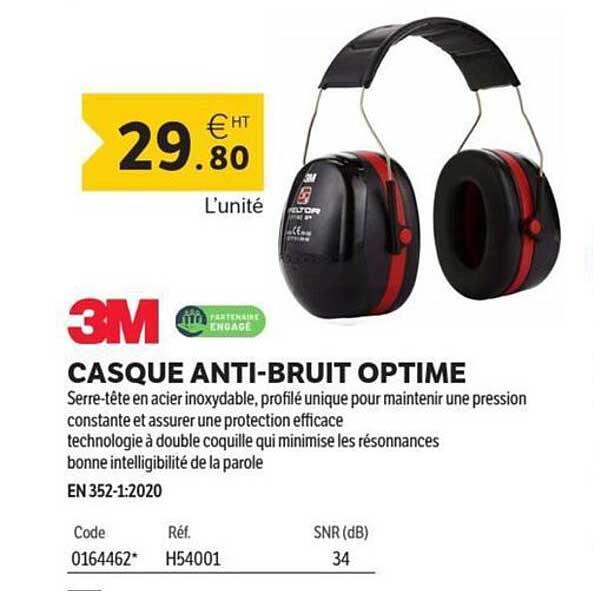 CASQUE ANTI-BRUIT OPTIME