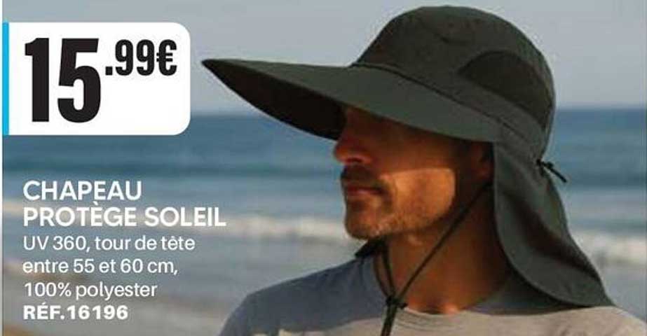 CHAPEAU PROTÈGE SOLEIL