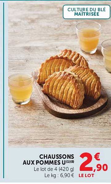 CHAUSSONS AUX POMMES U