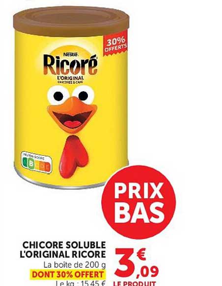 CHICORE SOLUBLE L'ORIGINAL RICORE