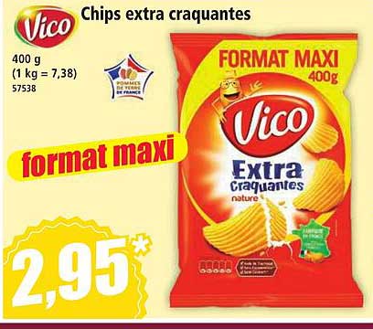 Chips extra craquantes