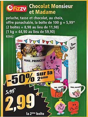 Chocolat Monsieur et Madame