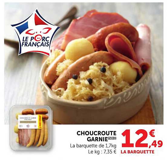 CHOUCROUTE GARNIE