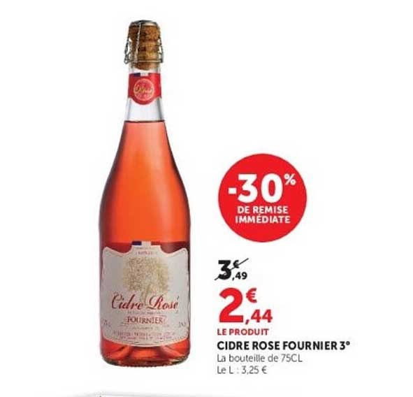 CIDRE ROSE FOURNIER 3°