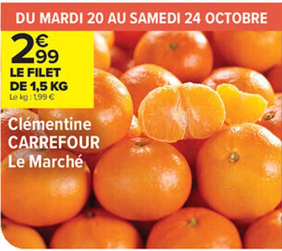 Clémentine CARREFOUR Le Marché