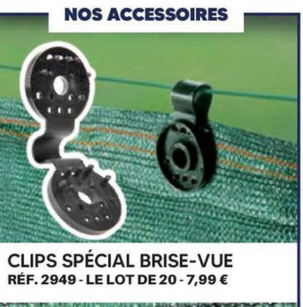 CLIPS SPÉCIAL BRISE-VUE