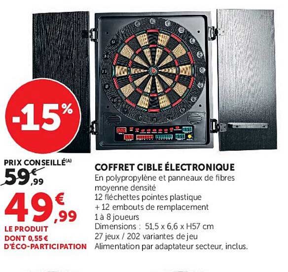 COFFRET CIBLE ÉLECTRONIQUE