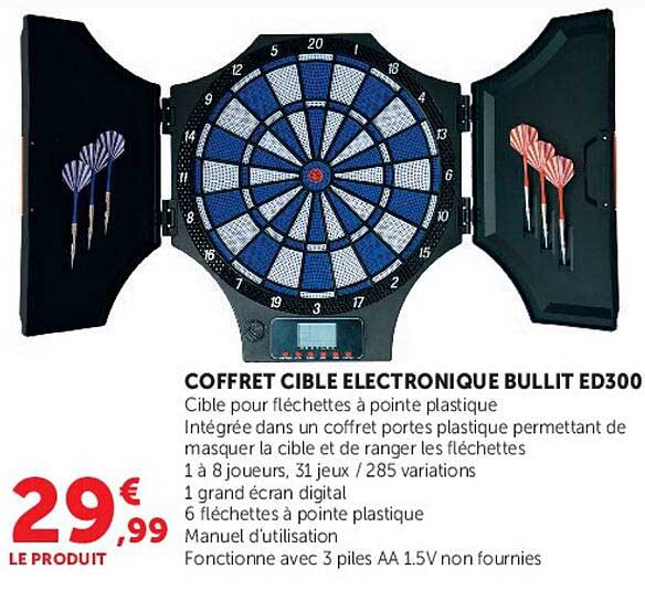 COFFRET CIBLE ELECTRONIQUE BULLIT ED300