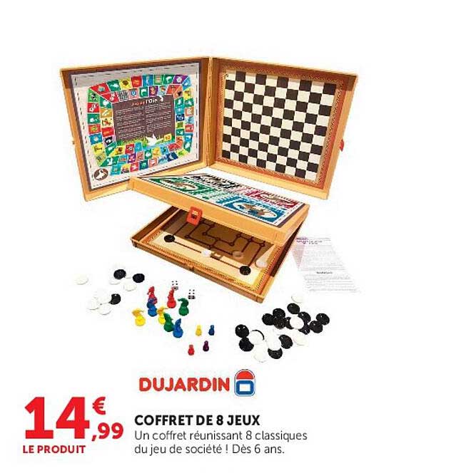 COFFRET DE 8 JEUX