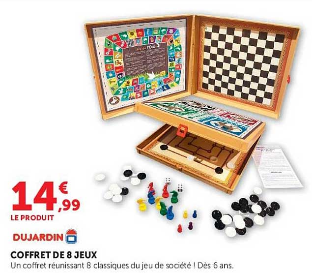 COFFRET DE 8 JEUX