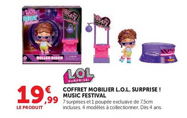 COFFRET MOBILIER L.O.L. SURPRISE ! MUSIC FESTIVAL