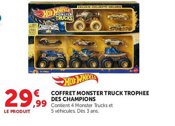 COFFRET MONSTER TRUCK TROPHÉE DES CHAMPIONS