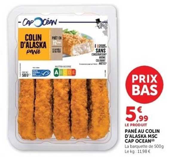 COLIN D'ALASKA PANÉ
