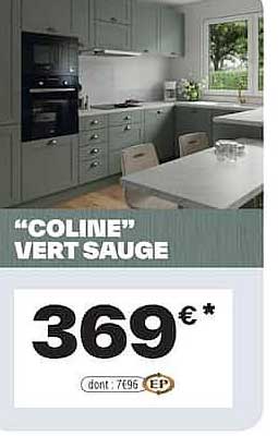 “COLINE” VERT SAUGE