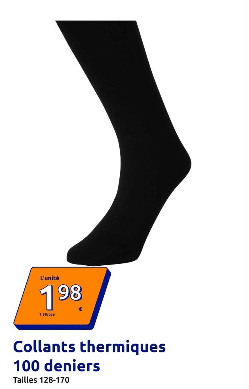 Collants thermiques 100 deniers