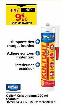 Colle de fixation