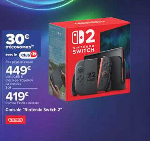 Console "Nintendo Switch 2"