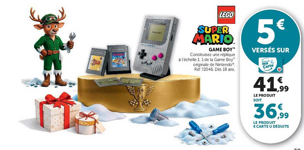 Construisez une réplique à l’échelle 1:1 de la Game Boy™ originale de Nintendo®