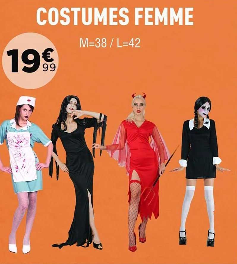 COSTUMES FEMME