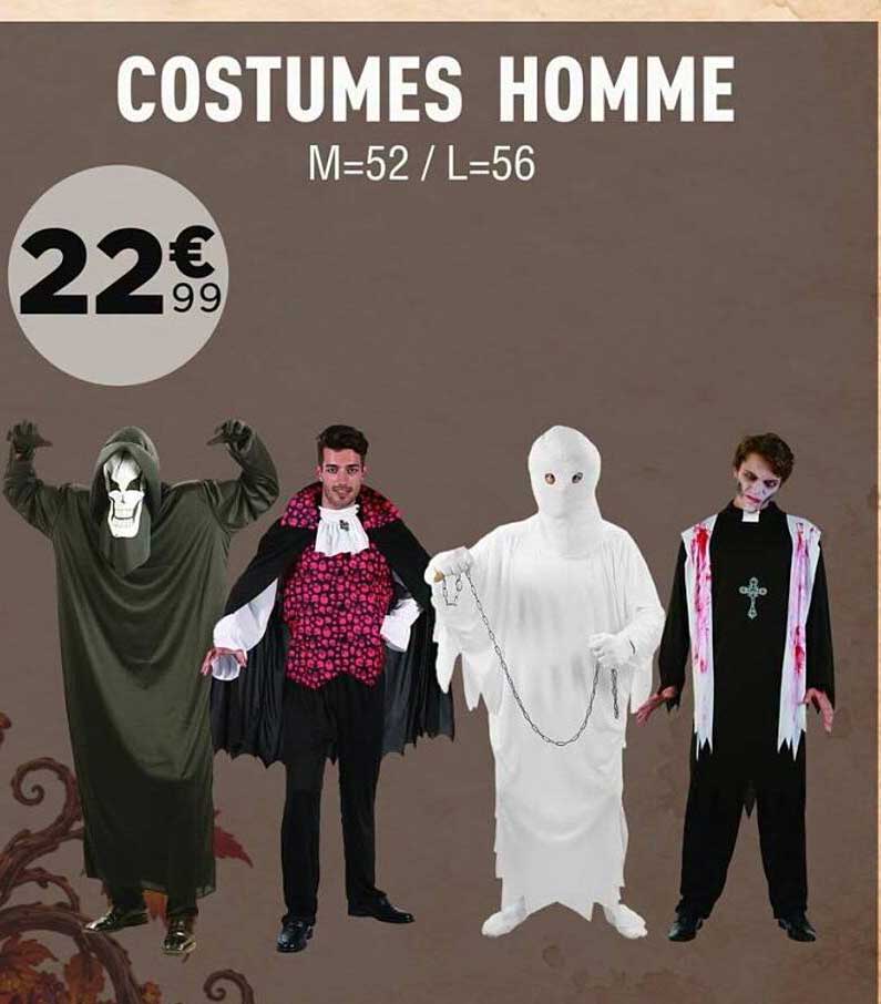 COSTUMES HOMME M=52 / L=56