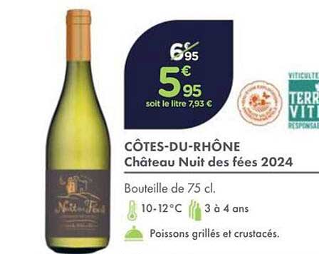 CÔTES-DU-RHÔNE Château Nuit des Fées 2024