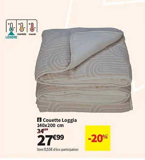Couette Loggia 140x200 cm