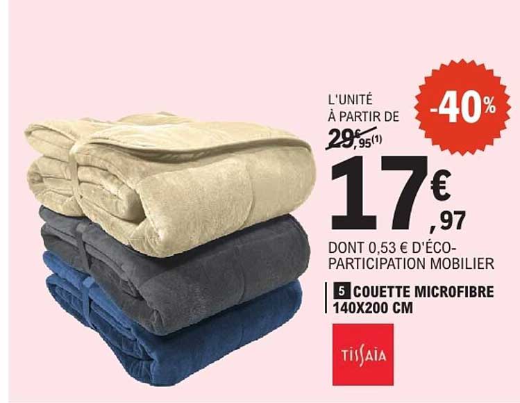 COUETTE MICROFIBRE 140X200 CM