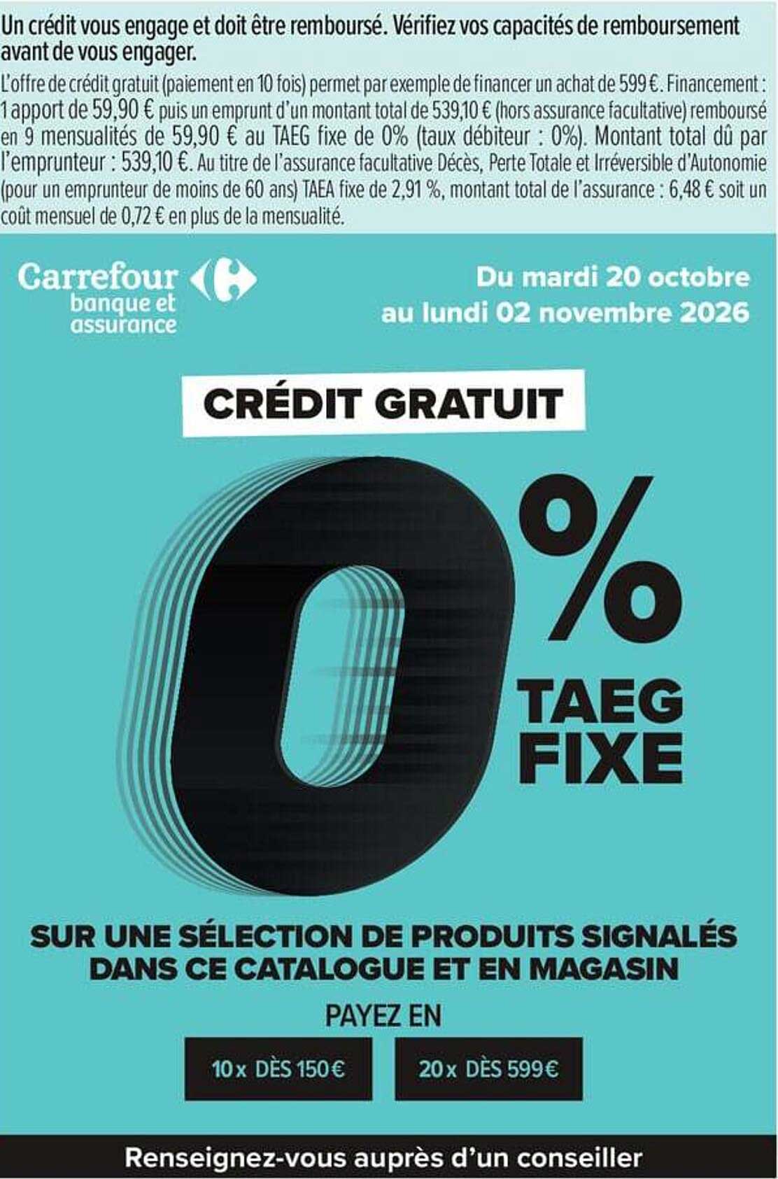 CRÉDIT GRATUIT