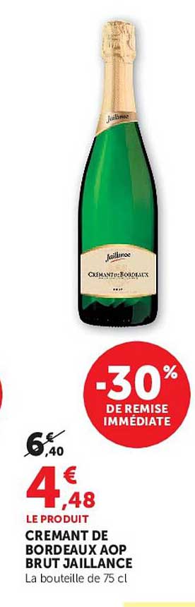 CREMANT DE BORDEAUX AOP BRUT JAILLANCE