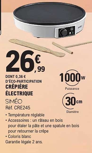 CRÊPIÈRE ÉLECTRIQUE