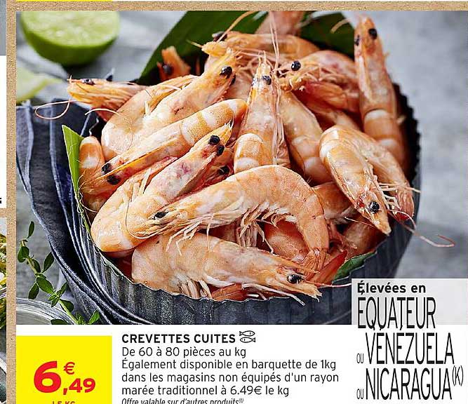 CREVETTES CUITES