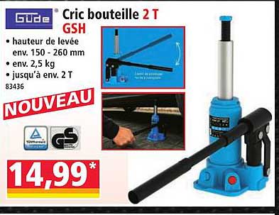 Cric bouteille 2 T GSH
